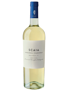 Вино Scaia Garganega Chardonnay белое полусухое, 0.75л