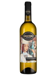 Вино Алазанская Долина Mamiko белое полусладкое, 0.75л