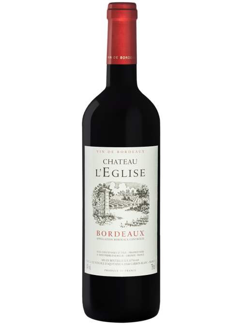 Вино Chateau L'eglise красное сухое, 0.75л