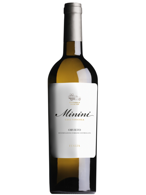 Вино Minini Orvieto DOC белое сухое, 0.75л