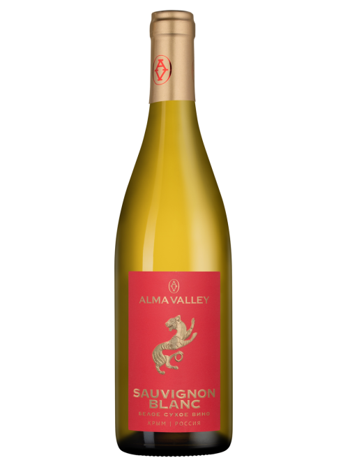 Вино Alma Valley Sauvignon Blanc белое сухое, 0.75л