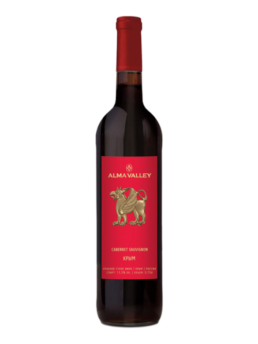 Вино Alma Valley Cabernet Sauvignon красное сухое, 0.75л