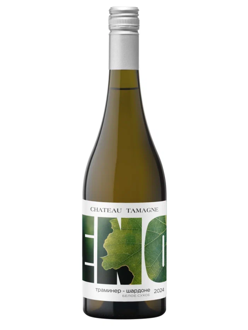 Вино Chateau Tamagne Eno Траминер и Шардоне белое сухое, 0.75л