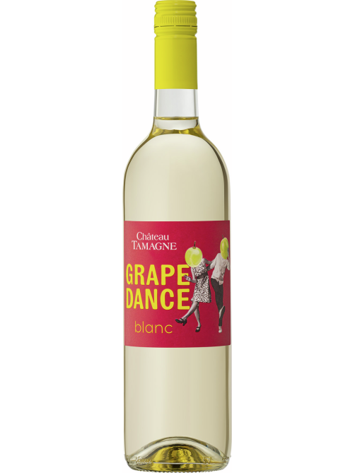 Вино Chateau Tamagne Grape Dance Blanc белое полусухое, 0.75л