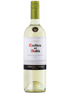 Вино Concha y Toro Casillero del Diablo Sauvignon Blanc белое сухое, 0.75л