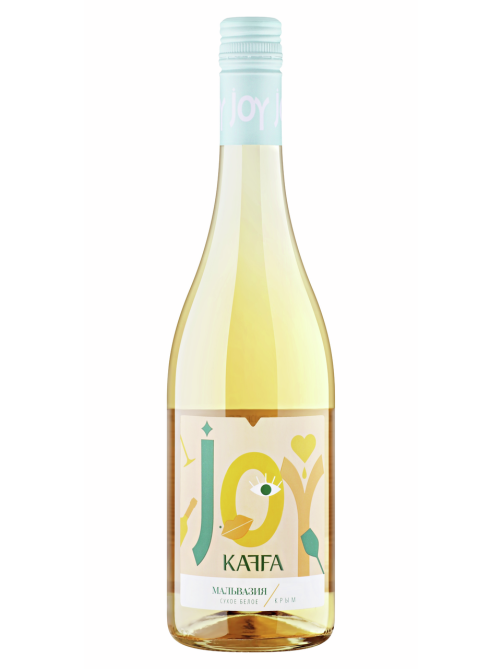 Вино Kaffa Joy Мальвазия белое сухое, 0.75л