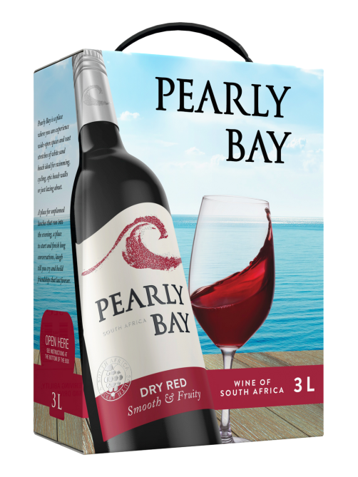 Вино Pearly Bay красное сухое, 3л