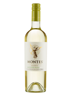 Вино Montes Sauvignon Blanc белое сухое, 0.75л