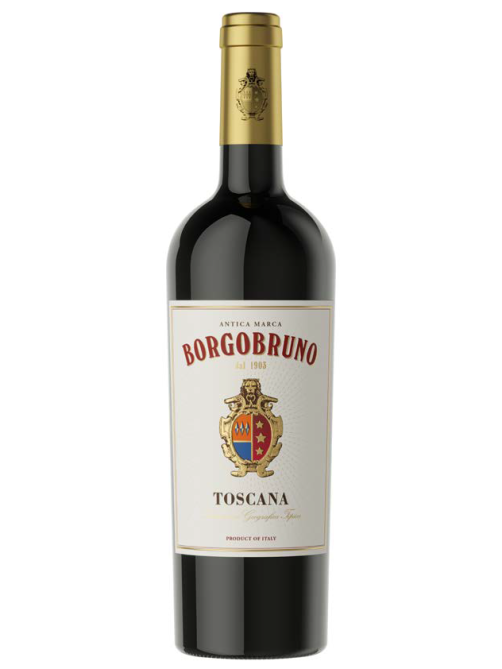 Вино Borgobruno красное полусухое, 0.75л