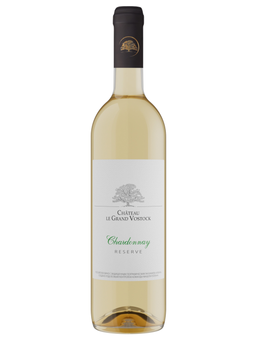 Вино Chateau Le Grand Vostok Chardonnay Reserve белое сухое, 0.75л
