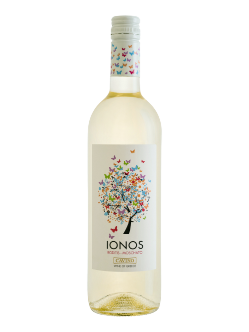 Вино Cavino White Ionos белое сухое, 0.75л