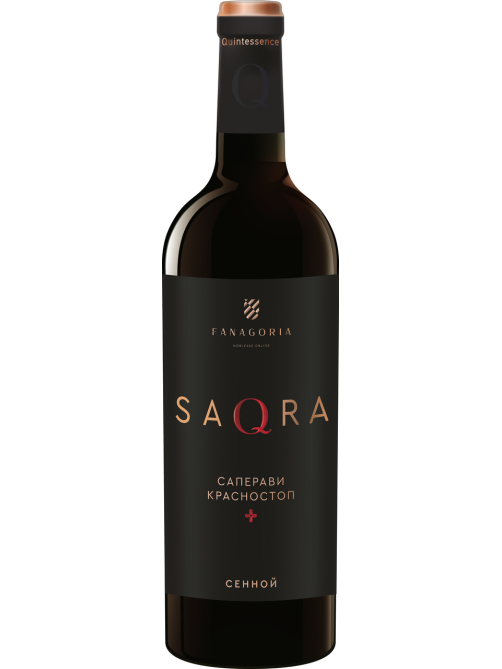Вино Fanagoria Saqra Саперави Красностоп красное сухое, 0.75л