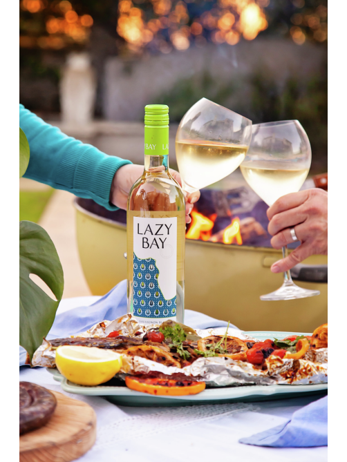 Вино Lazy Bay Sauvignon Blanc белое сухое, 0.75л