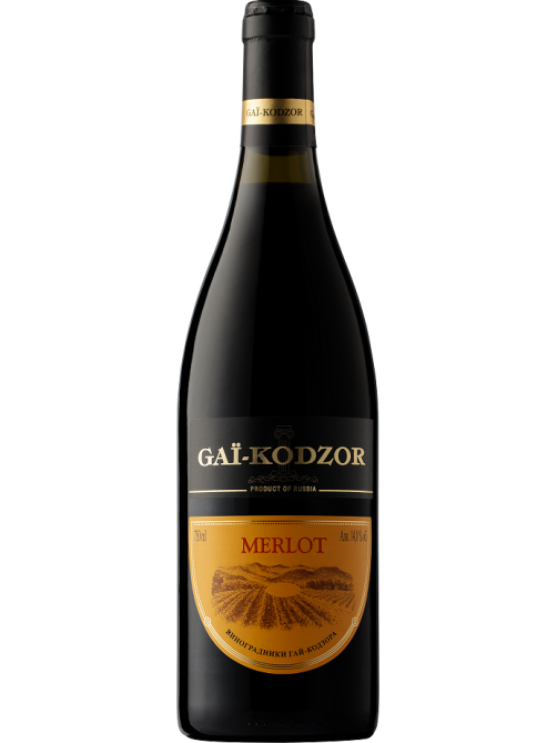 Вино Gai Kodzor Merlot красное сухое, 0.75л