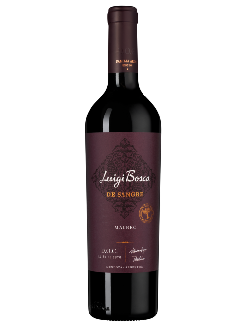 Вино Luigi Bosca De Sangre Malbec красное сухое, 0.75л