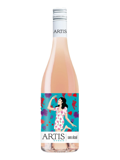 Вино безалкогольное Artis Syrah розовое полусладкое, 0.75л