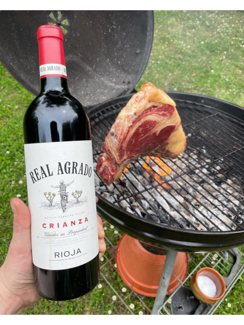 Вино Real Agrado Crianza красное сухое, 0.75л