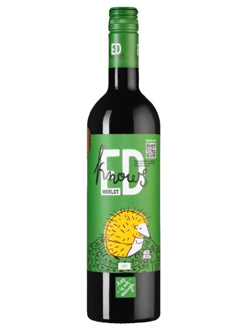 Вино Ed Knows Merlot красное сухое, 0.75л