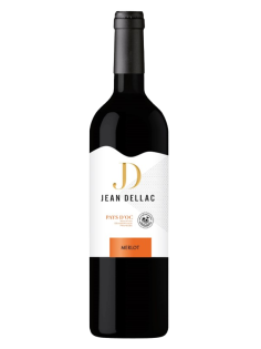 Вино Jean Dellac Merlot красное сухое, 0.75л
