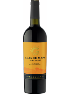 Вино Grande mapa красное полусладкое, 0.75л
