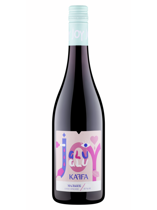 Вино Kaffa Джой Glu-Glu Мальбек красное сухое, 0.75л