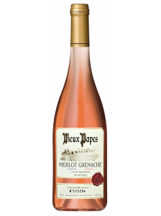 Вино Vieux Papes Merlot-Grenache розовое сухое, 0.75л