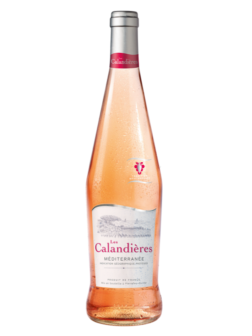 Вино Les Calandieres Mediterranee розовое сухое, 0.75л
