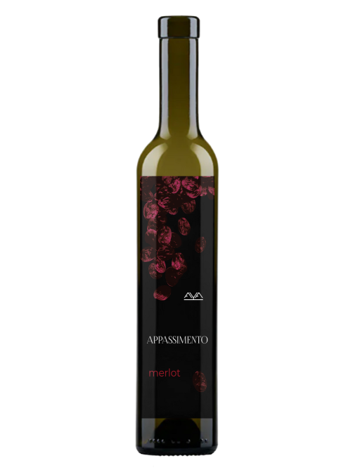 Вино Aya Khrustaleva Apassimento Merlot Органик красное сухое, 0.375л