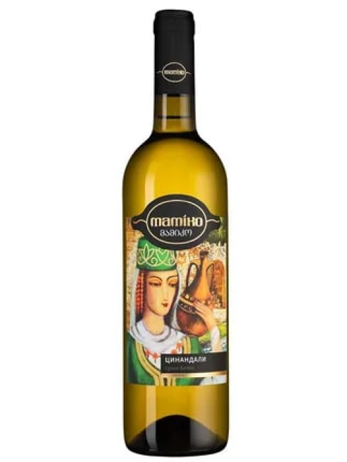 Вино Алазанская Долина Mamiko Цинандали белое сухое, 0.75л