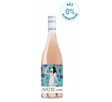 Вино безалкогольное Artis Syrah розовое полусладкое, 0.75л