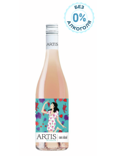 Вино безалкогольное Artis Syrah розовое полусладкое, 0.75л