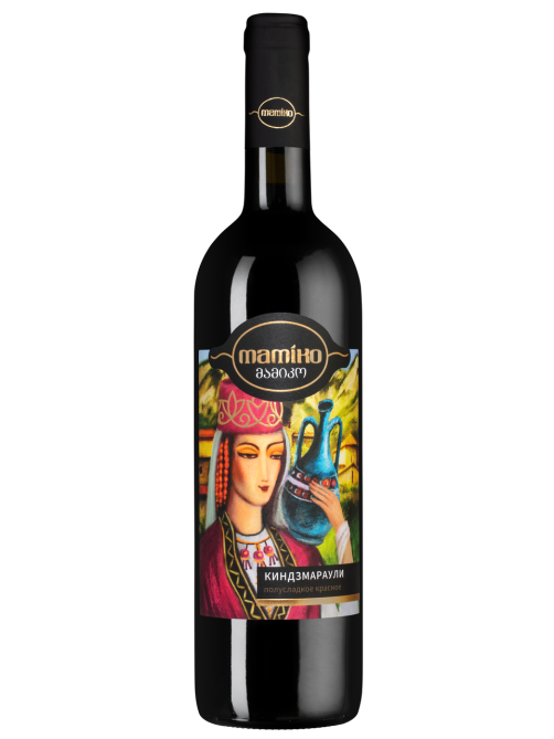 Вино Mamiko Киндзмараули красное полусладкое, 0.75л