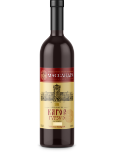 Вино ликерное Массандра Кагор Гурзуф красное сладкое, 0.75л