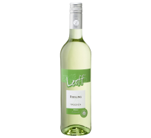 Вино Leoff Riesling белое полусухое, 0.75л
