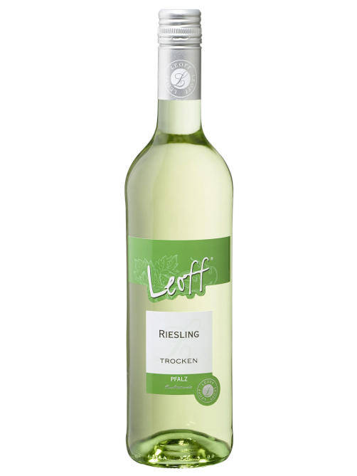 Вино Leoff Riesling белое полусухое, 0.75л