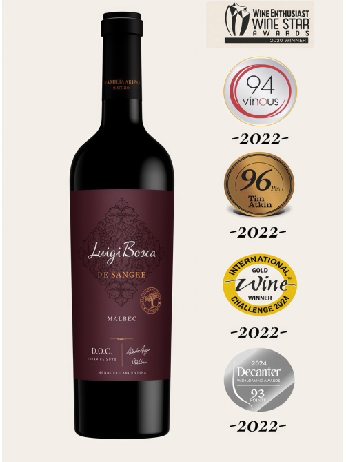 Вино Luigi Bosca De Sangre Malbec красное сухое, 0.75л