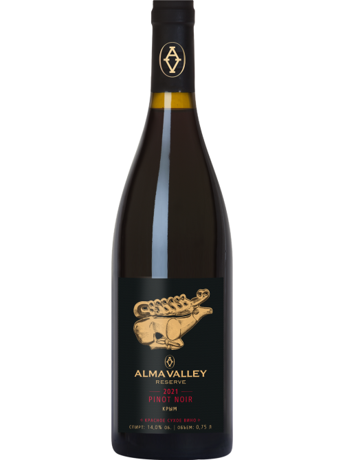 Вино Alma Valley Pinot Noir Reserve красное сухое, 0.75л