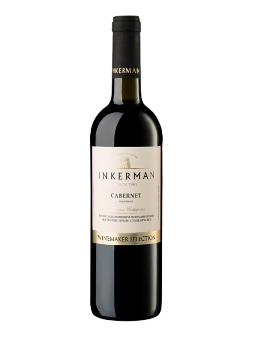 Вино Inkerman Winemaker selection Каберне красное сухое, 0.75л