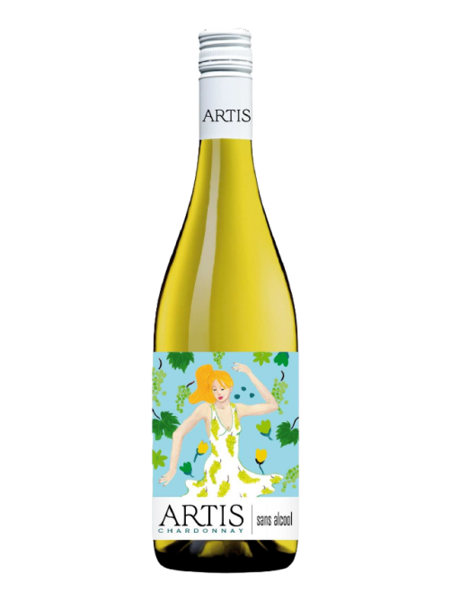 Вино безалкогольное Artis Chardonnay белое полусладкое, 0.75л