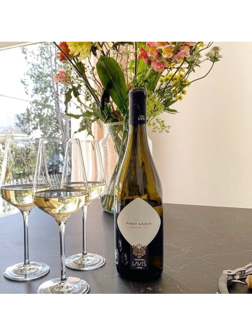 Вино Lavis Pinot Grigio белое сухое, 0.75л