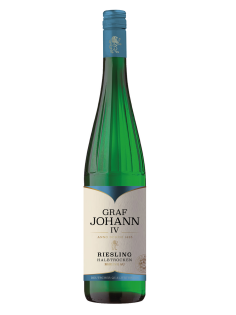 Вино Graf Johann IV Riesling белое полусухое, 0.75л