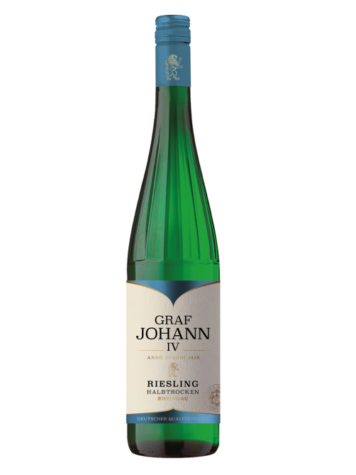 Вино Graf Johann IV Riesling белое полусухое, 0.75л