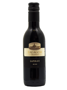 Вино Badagoni Saperavi красное сухое, 0.187л