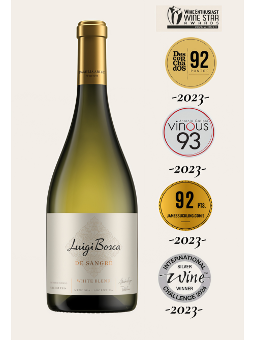 Вино Luigi Bosca De Sangre White Blend белое сухое, 0.75л