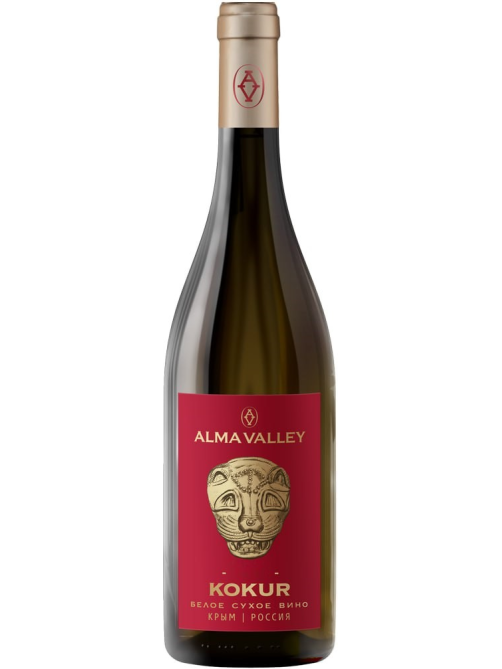 Вино Alma Valley Kokur белое сухое, 0.75л