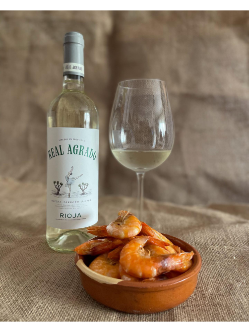 Вино Real Agrado Blanco белое сухое, 0.75л