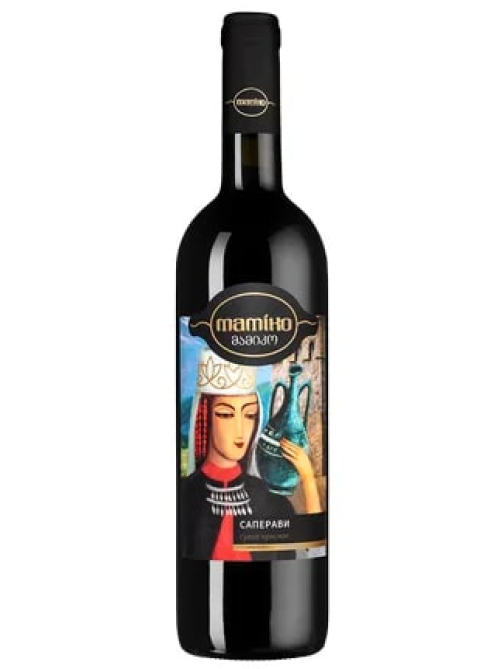Вино Алазанская Долина Mamiko Саперави красное сухое, 0.75л