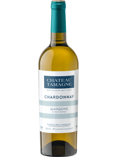 Вино Chateau Tamagne Chardonnay белое сухое, 0.75л