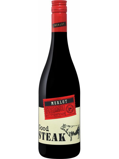 Вино Good Steak Merlot красное сухое, 0.75л
