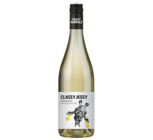 Вино Crazy Animals Classy Jessy Chardonnay белое полусухое, 0.75л